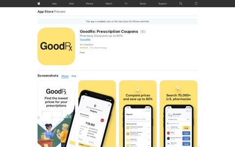 ‎GoodRx: Prescription Coupons on the App Store