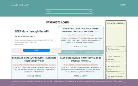 fasthosts login - General Information about Login - Logines.co.uk