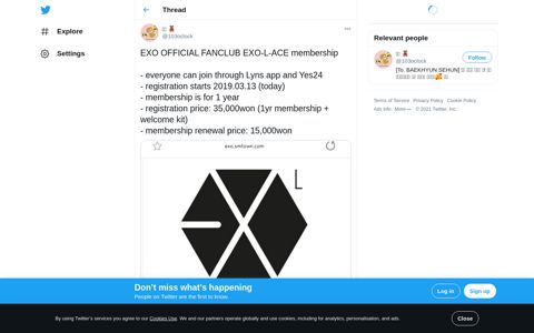 카라 🧸 on Twitter: "EXO OFFICIAL FANCLUB EXO-L-ACE ...