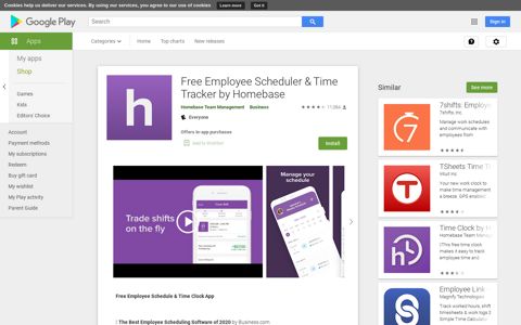 Free Employee Scheduler & Time Tracker by Homebase ...