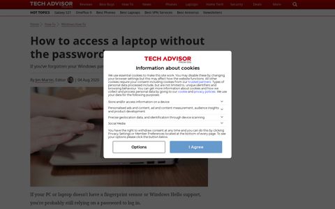How to Access a Laptop Without the Password - Tech Advisor