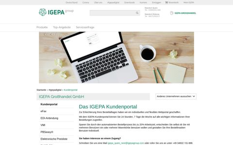 Kundenportal - #igepadigital - IGEPA - IGEPA group