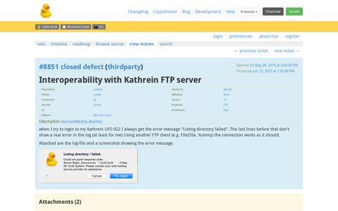 #8851 (Interoperability with Kathrein FTP server) – Cyberduck