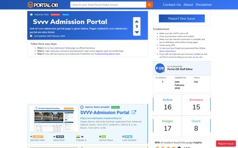 Svvv Admission Portal
