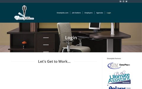 Login - Estate job listings for private homes and executive offices