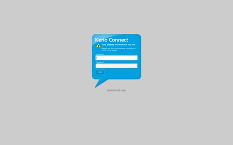 Kerio Connect WebMail