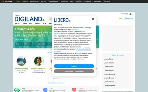 Libero Community Homepage