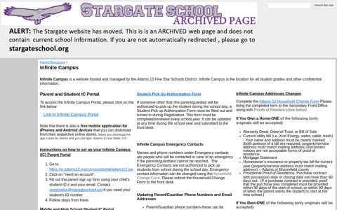 Infinite Campus - Stargate Community - Google Sites