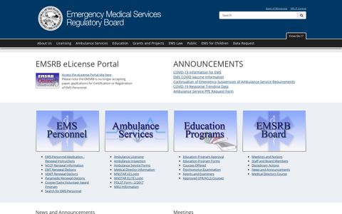 Emergency Medical Services Regulatory Board (EMSRB ...