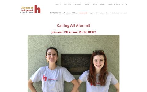 Alumni Portal - Hollywood Schoolhouse