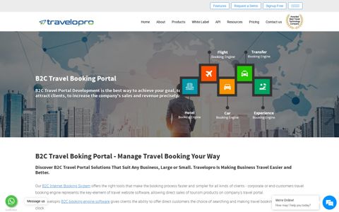 B2C Travel Portal Development - Travelopro.com