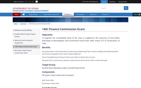 14th Finance Commission Grant | Panchayat & Rural ...