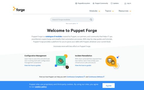 Welcome to Puppet Forge