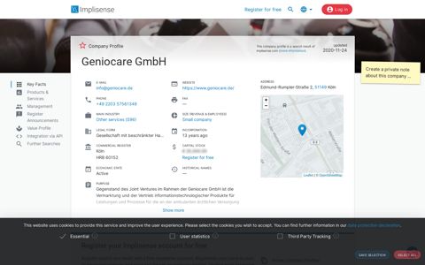 Geniocare GmbH | Implisense