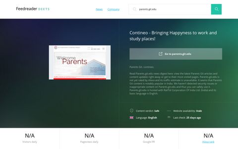 Get Parents.git.edu news - Contineo - Bringing Happyness to ...