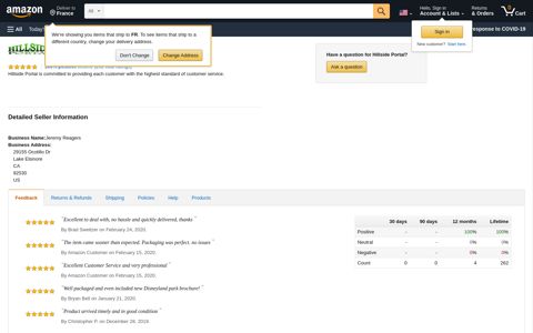 Hillside Portal - Amazon.com Seller Profile