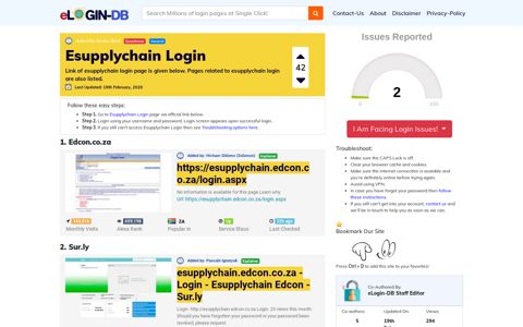 Esupplychain Login - A database full of login pages from all ...