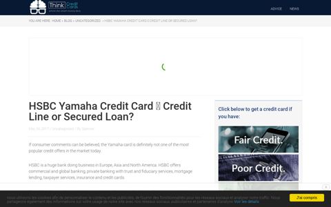 HSBC Yamaha Credit Card – Credit Line or Secured Loan ...
