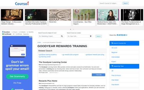 Goodyear Rewards Training - 11/2020 - Coursef.com