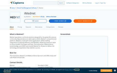 iMednet Reviews and Pricing - 2020 - Capterra