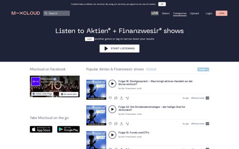 Aktien & Finanzwesir shows | Mixcloud