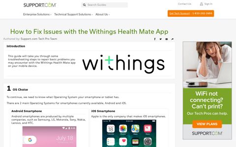 How to Fix Issues with the Withings Health Mate App - Support ...