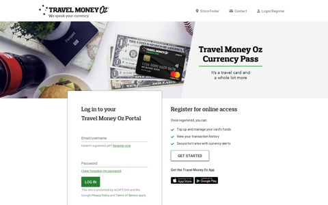 Login | Travel Money Oz Portal