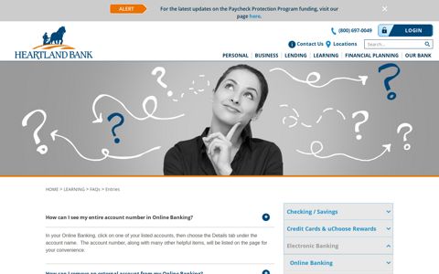 Online Banking - Heartland Bank