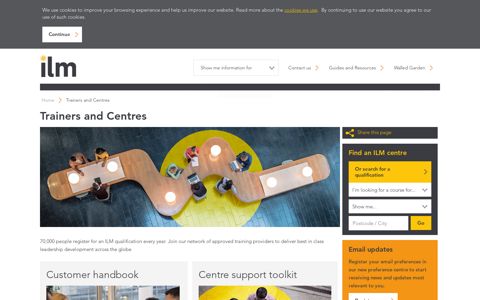 Trainers and Centres - ILM