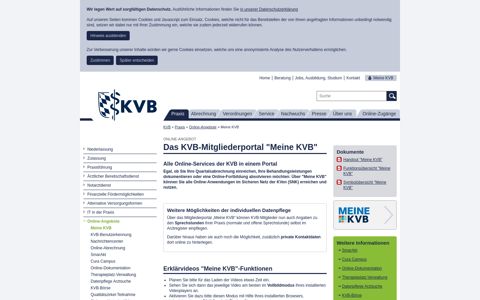 Meine KVB - Kassenärztliche Vereinigung Bayerns (KVB)