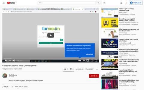 Gaursons Customer Portal Online Payment - YouTube