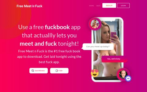 A free fuckbook app that actually lets you meet and fuck tonight!