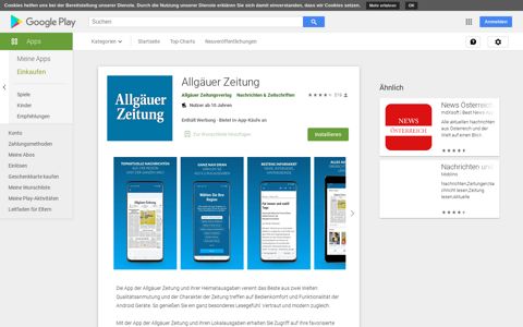 Allgäuer Zeitung – Apps bei Google Play