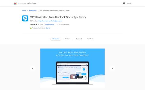 VPN Unlimited Free Unblock Security / Proxy