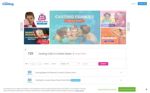 All casting calls (total: 539) - Casting Calls - KidsCasting