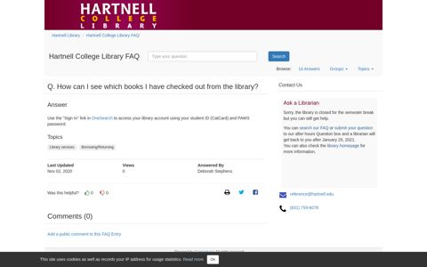 How can I see which books I have checked out from the library ...