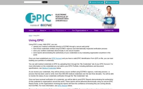 EPIC | For Physicians: Using EPIC