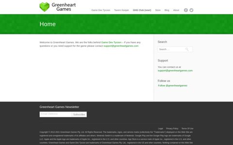 Home - Greenheart Games