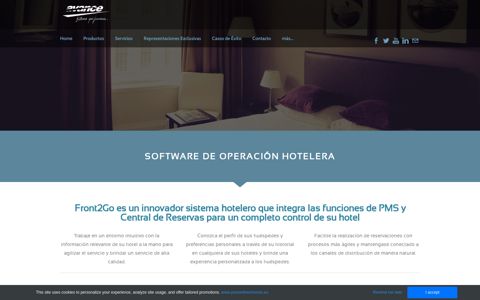 Software para hoteles PMS y CRS | Front2Go - Avance Sistemas