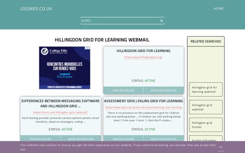 hillingdon grid for learning webmail - General Information ...