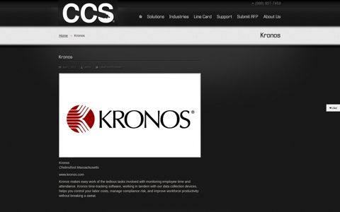 Kronos - CCS