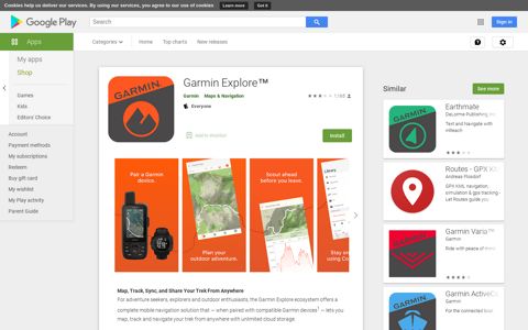 Garmin Explore™ - Apps on Google Play