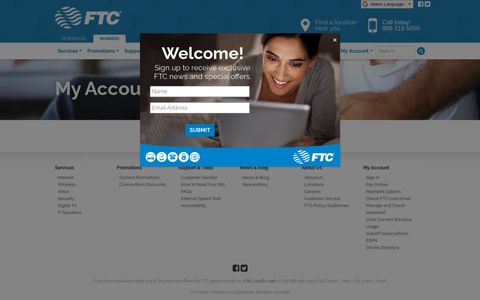 My Account | FTC - FTC-i.net