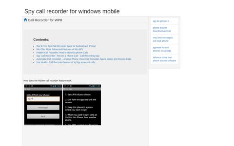 Remote Call Recorder – Free Android Spy App