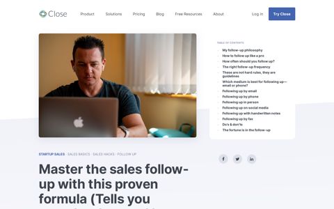 Master the sales follow-up with this proven formula (Tells you ...