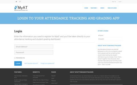 Login - Attendance Tracking Software Online