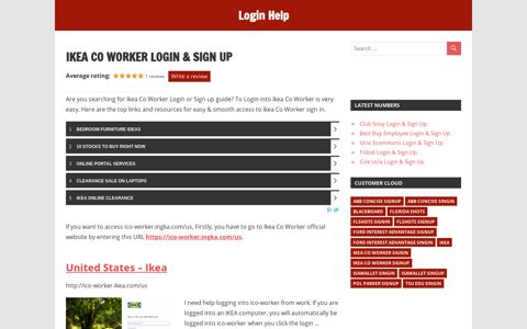 Ikea Co Worker Login & sign in guide, easy process to login ...