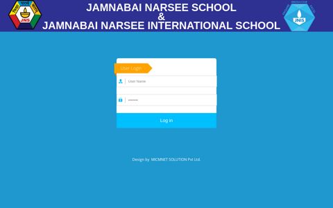 User Login - Jamnabai Narsee School