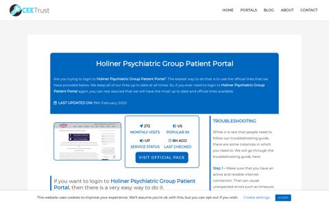 Holiner Psychiatric Group Patient Portal - Find Official Portal