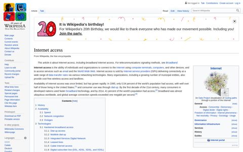 Internet access - Wikipedia